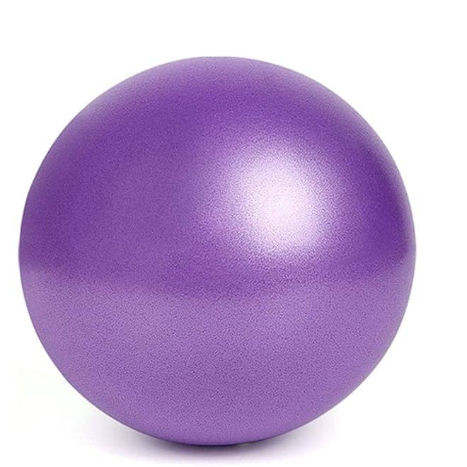 Mini pelota 22 cm yoga pilates fitness violeta